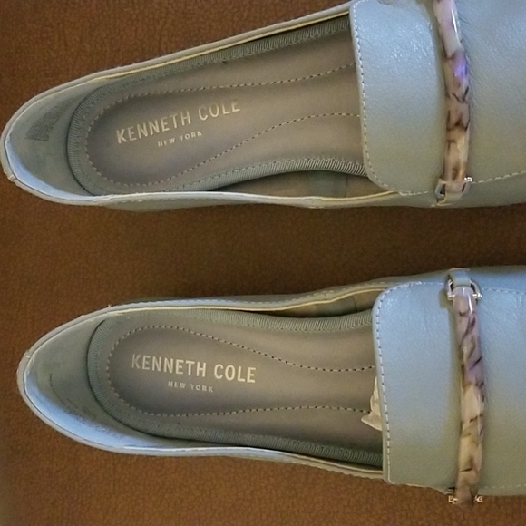 Fabulous Kenneth Cole blue leather shoes - Picture 3 of 8